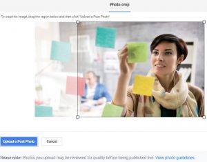 google my business post image size