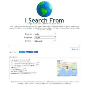 I Search From Website Homepage Screenshot