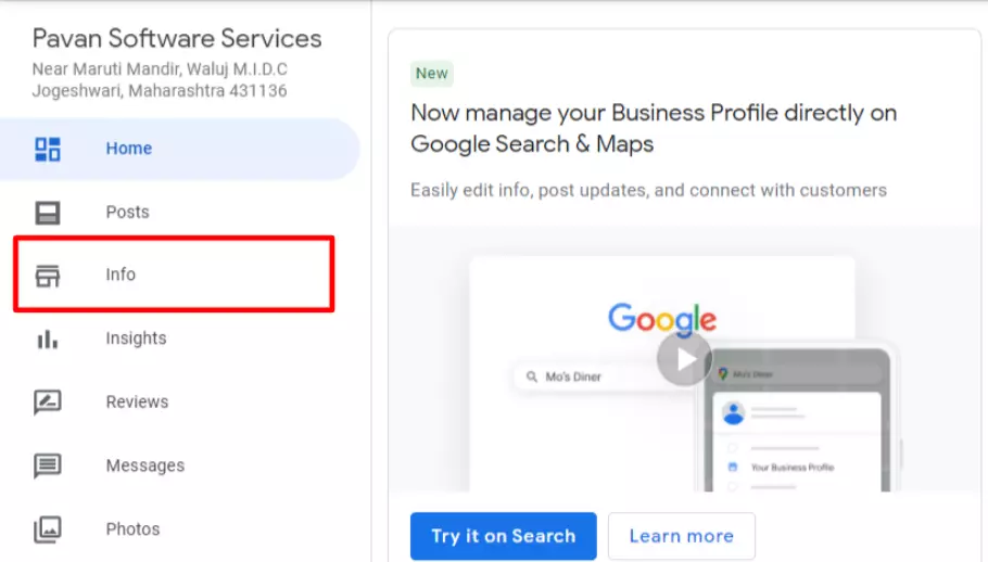 Google Business Profile Management