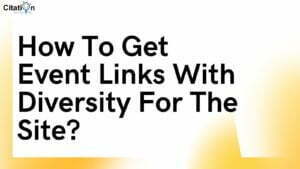 How To Get Event Links With Diversity For The Site