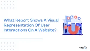 What Report Shows A Visual Representation Of User Interactions On A Website